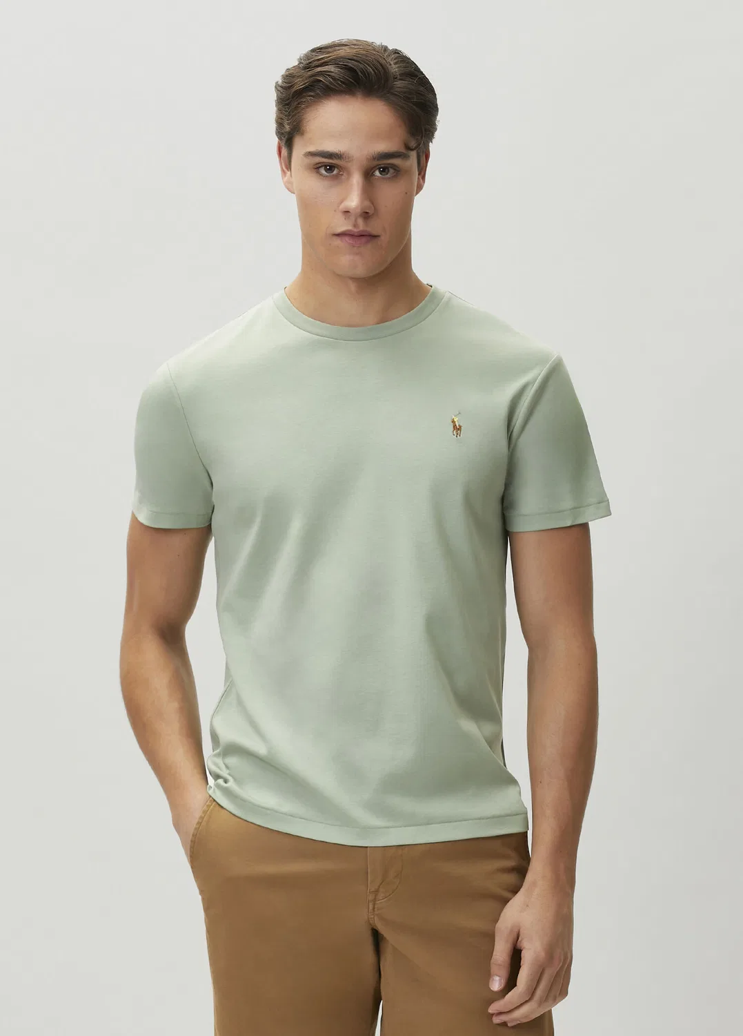 Футболка Slim Fit Polo Ralph Lauren, green
