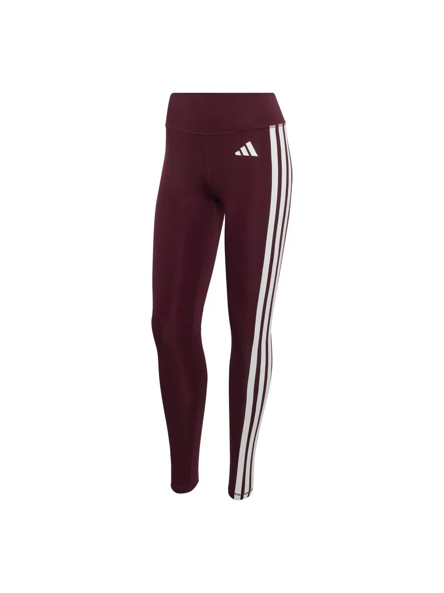 Спортивные брюки-скинни ADIDAS PERFORMANCE 'OPTIME ESSENTIALS' в цвете Бордо