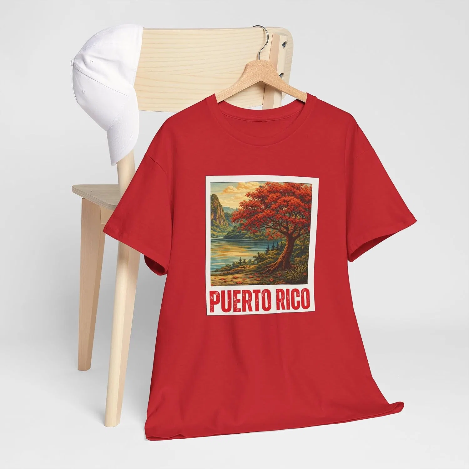 Женская футболка с принтом Benito Music Bowl Graphic Tee, красный — фото 3
