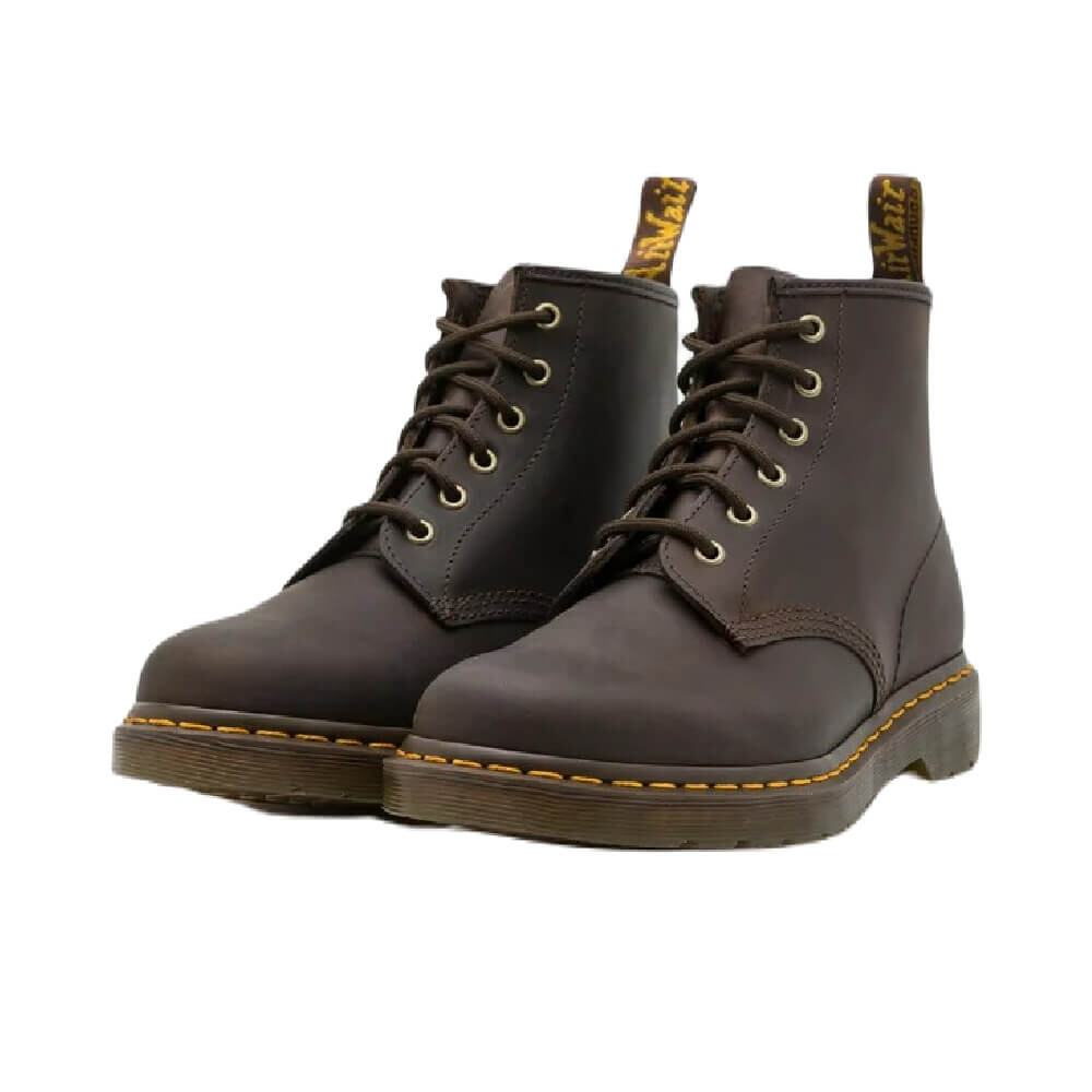 Ботинки мужские Dr. Martens из натуральной кожи, темно-коричневый — фото 3