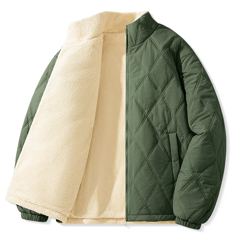 Детское пальто-пуховик с утеплителем Super-Warm Sherpa MINISO, Palm Green
