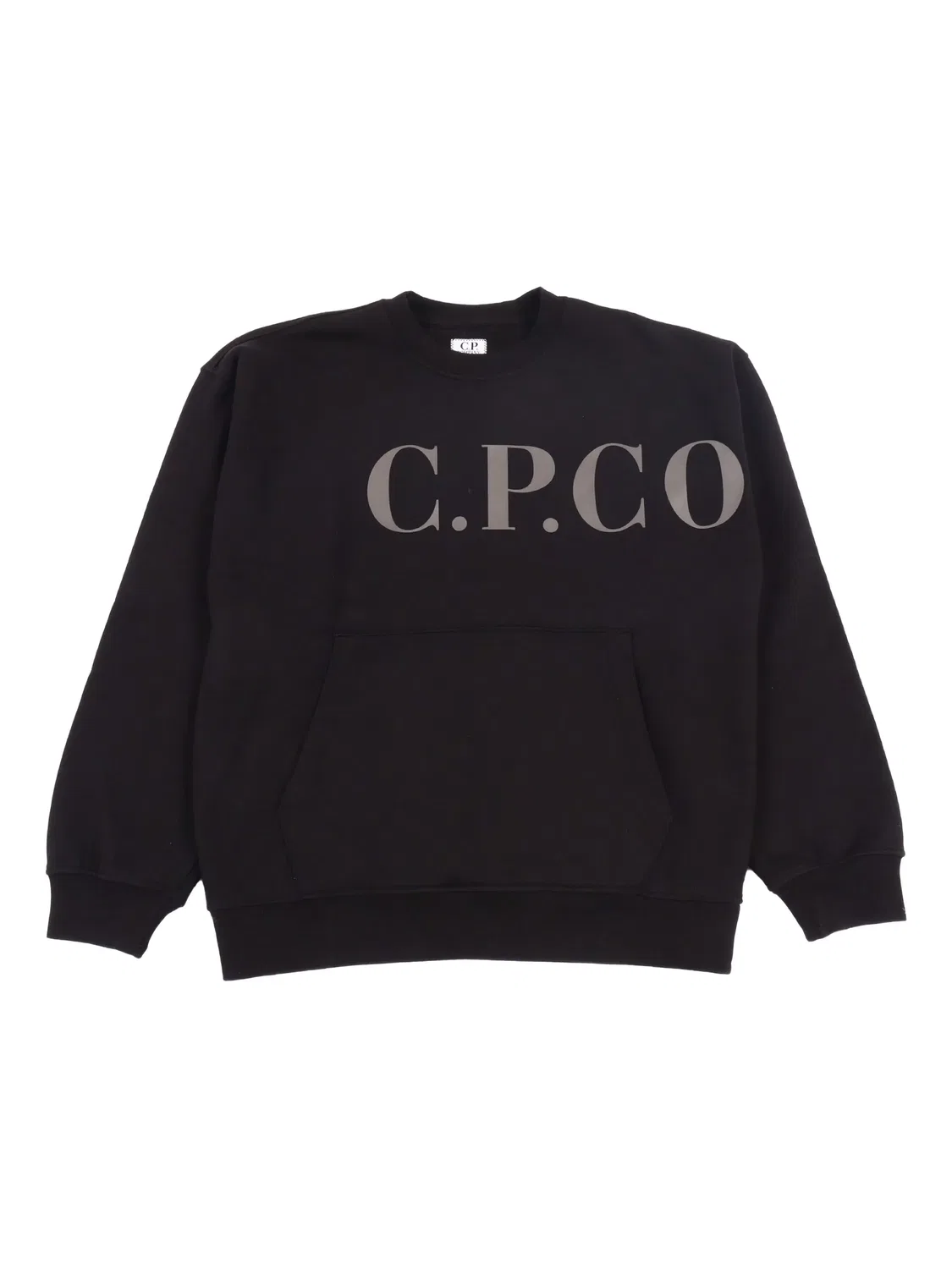 Свитшот с логотипом C.P. Company, черный