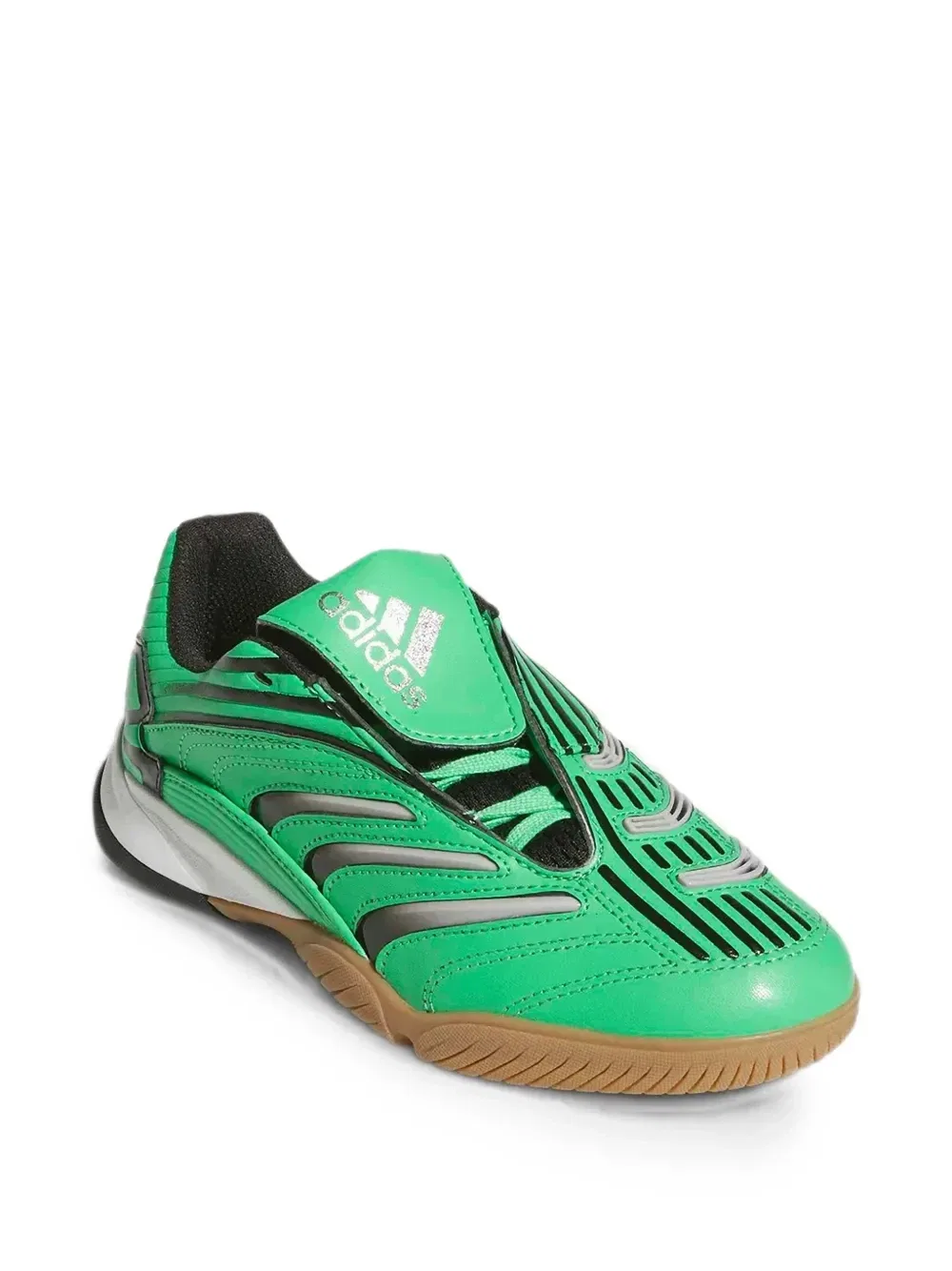 Кроссовки Predator с принтом логотипа Adidas Kids, зеленый — фото 3