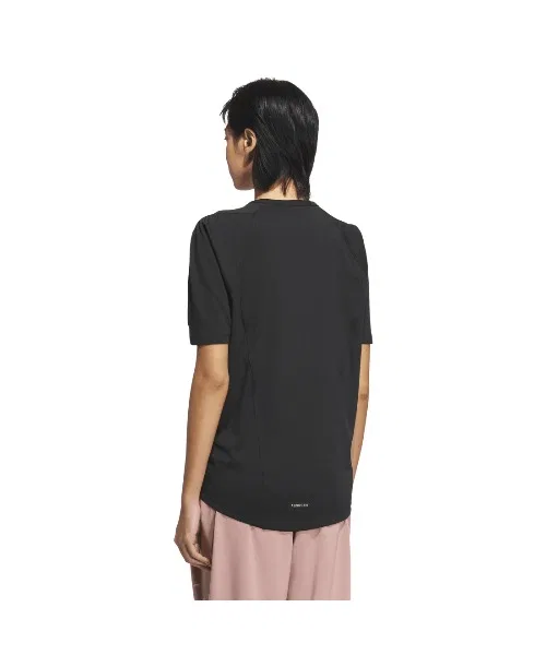 Женская футболка с коротким рукавом из полиэстера Adidas Lux AC Relaxed, Оранжевый — фото 2