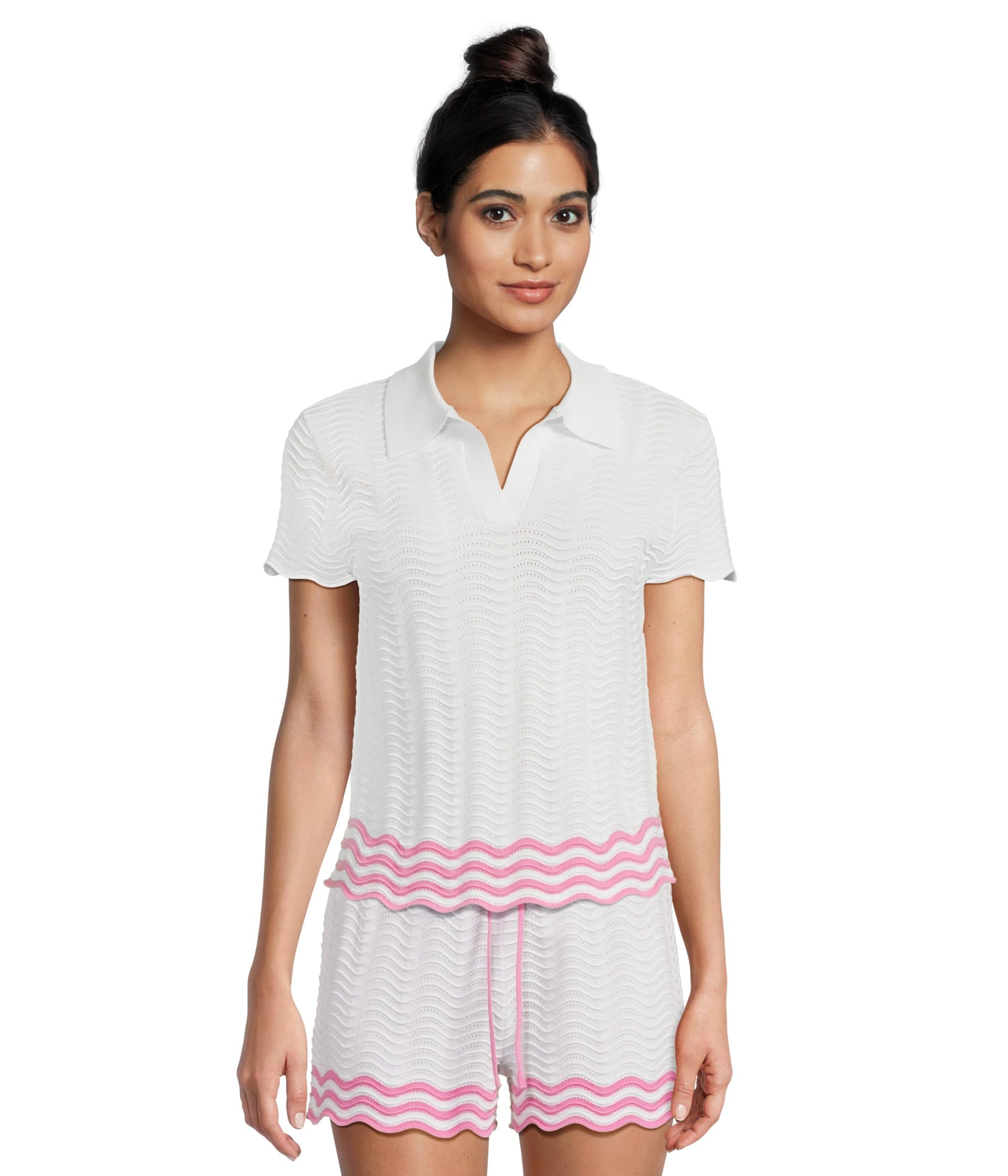 

Топ Beach Riot Vera Top, Strawberry Wave