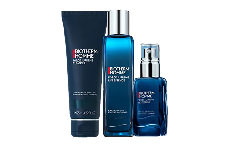 Мужской набор для ухода за кожей с эффектом лифтинга Blue Diamond BIOTHERM, Blue — фото 2