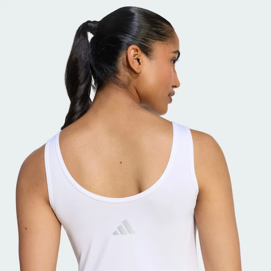 Спортивный топ с принтом Performance KA0300 adi365 Running Essentials Camisole Atlet adidas, Белый — фото 4