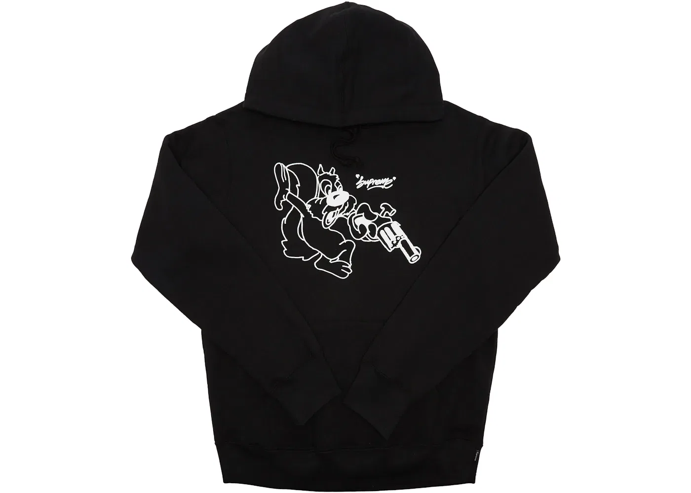 Мужская худи с капюшоном Supreme Sweatshirt, Black