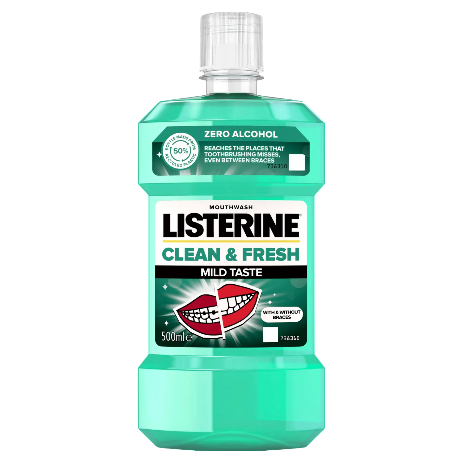 Listerine Clean and Fresh жидкость для полоскания рта, 500 мл — фото 2