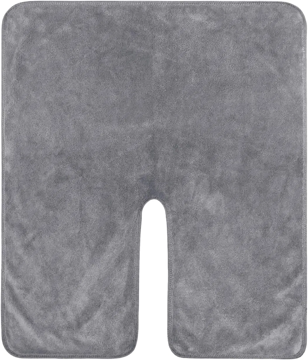 Салфетка для лица из полиэстера и велюра, FDGGT, 50x40 см, Grey
