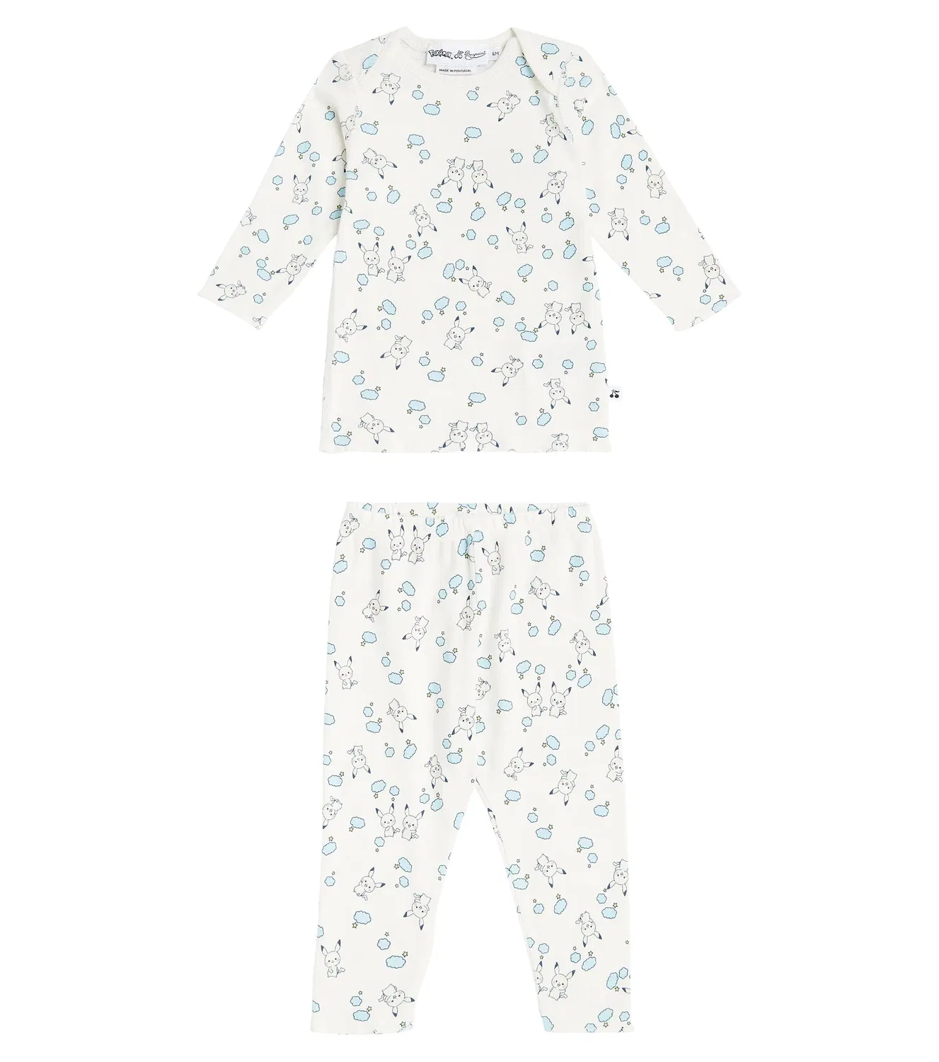Комбинезон хлопковый Baby Timi Bonpoint, белый