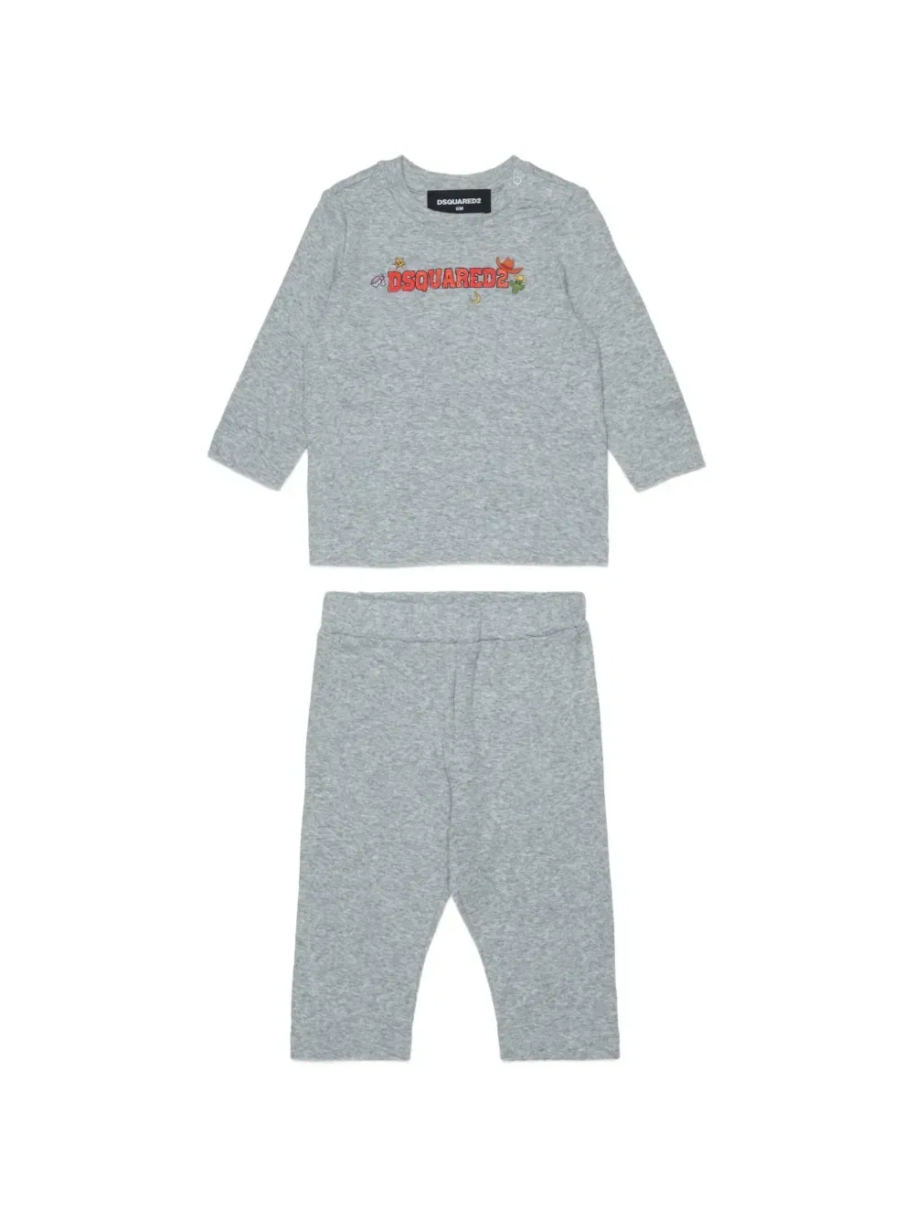 Спортивный костюм с логотипом Dsquared2 Kids, серый