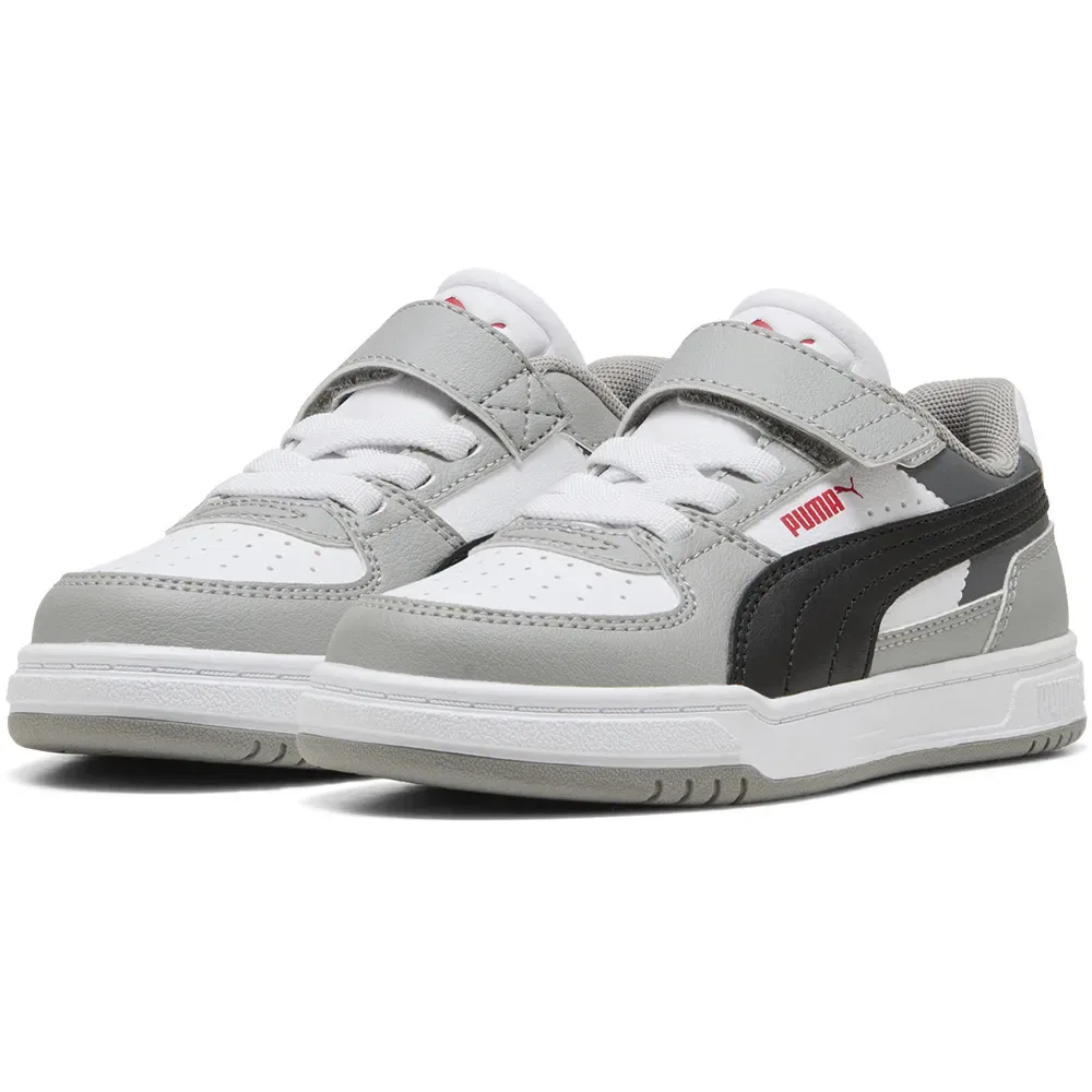 Детские кроссовки для девочек с ретро-дизайном Puma Caven III Block AC+ Puma, White — фото 2