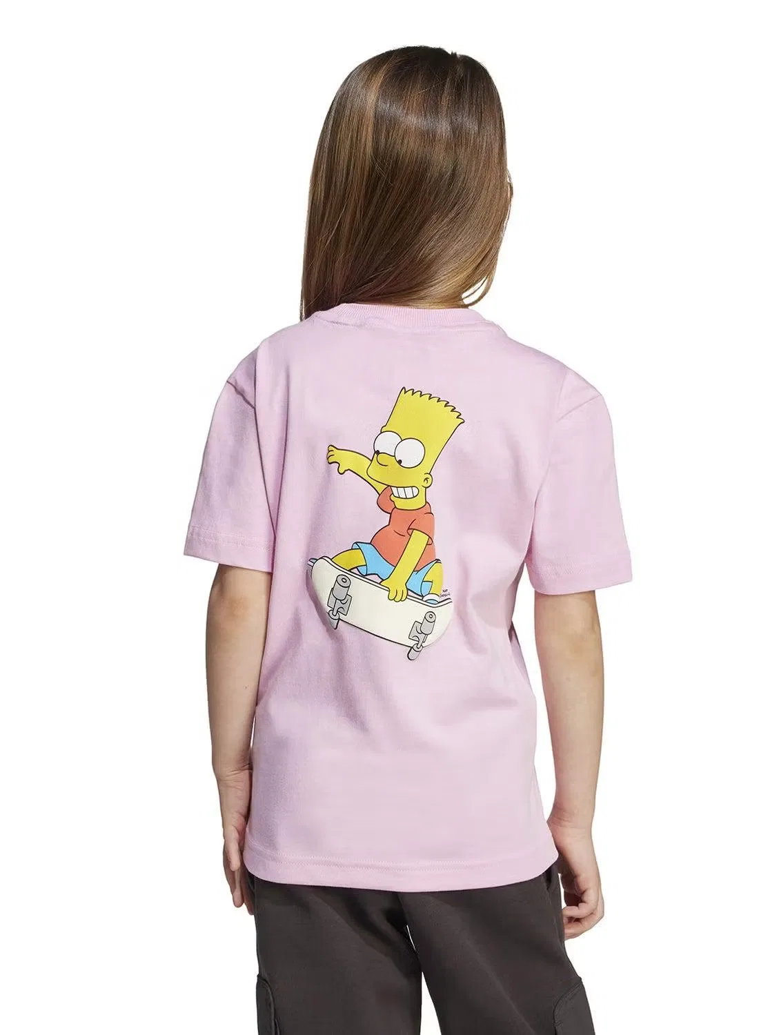 Футболка с принтом The Simpsons Adidas, розовый — фото 2