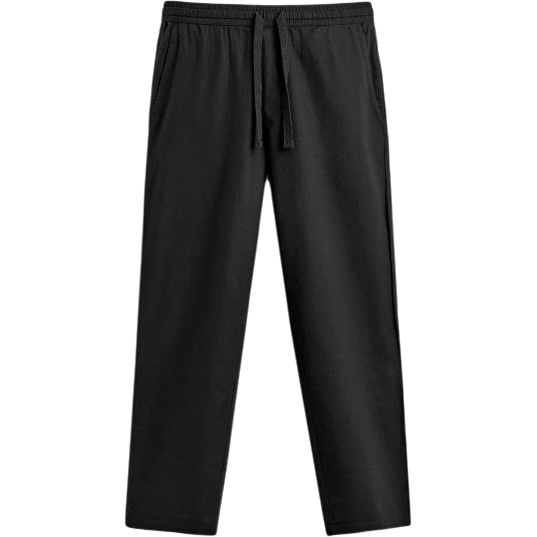 Мужские брюки повседневные с умеренным прямым кроем Black ZARA