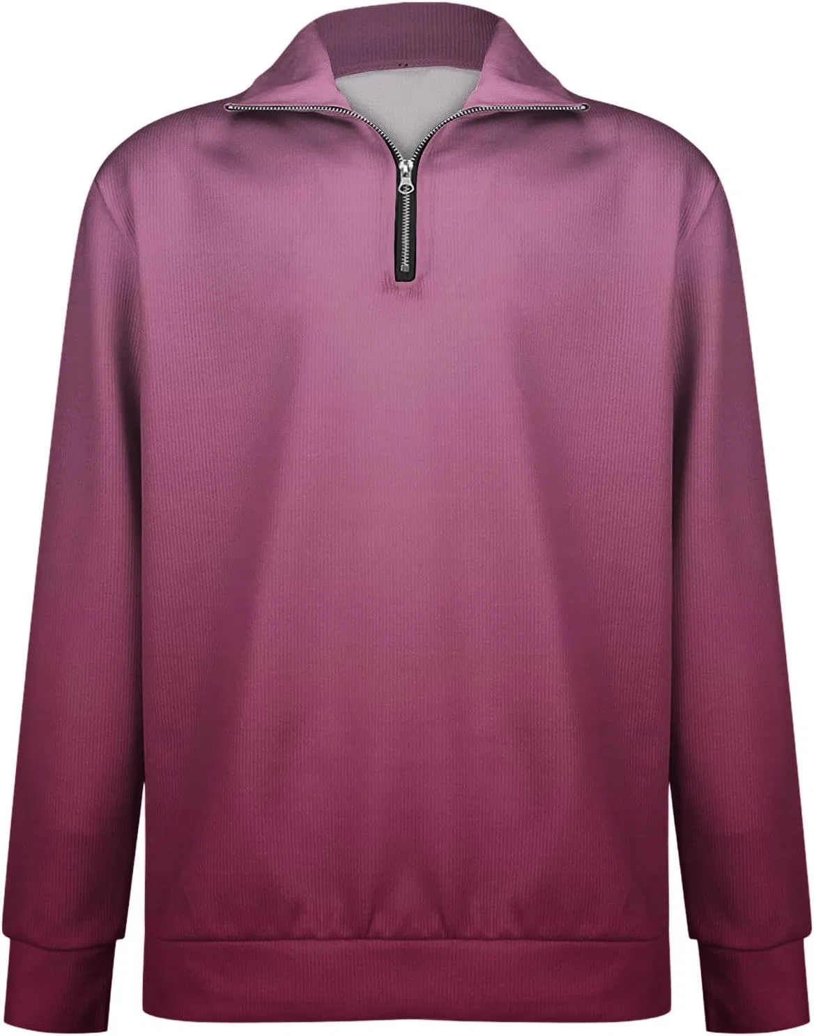 Мужская футболка с длинным рукавом хенли Regular Fit Generic, Hot Pink — фото 3