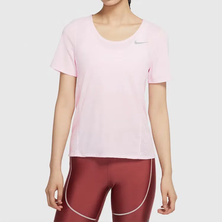 Футболка с коротким рукавом City Sleek Nike, розовый — фото 4