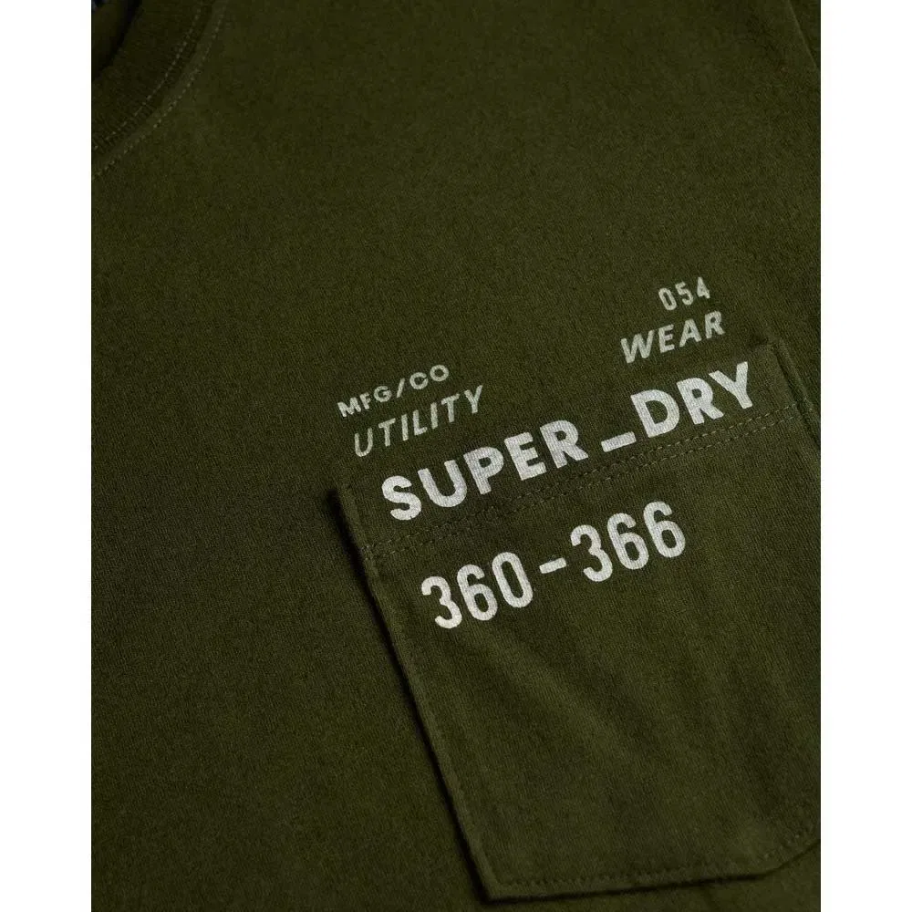 Футболка свободного кроя с коротким рукавом Superdry, зеленый — фото 2