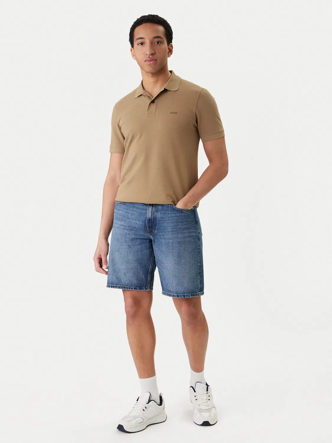 Мужские джинсовые шорты стандартного кроя Dover Tommy Hilfiger, синий — фото 2