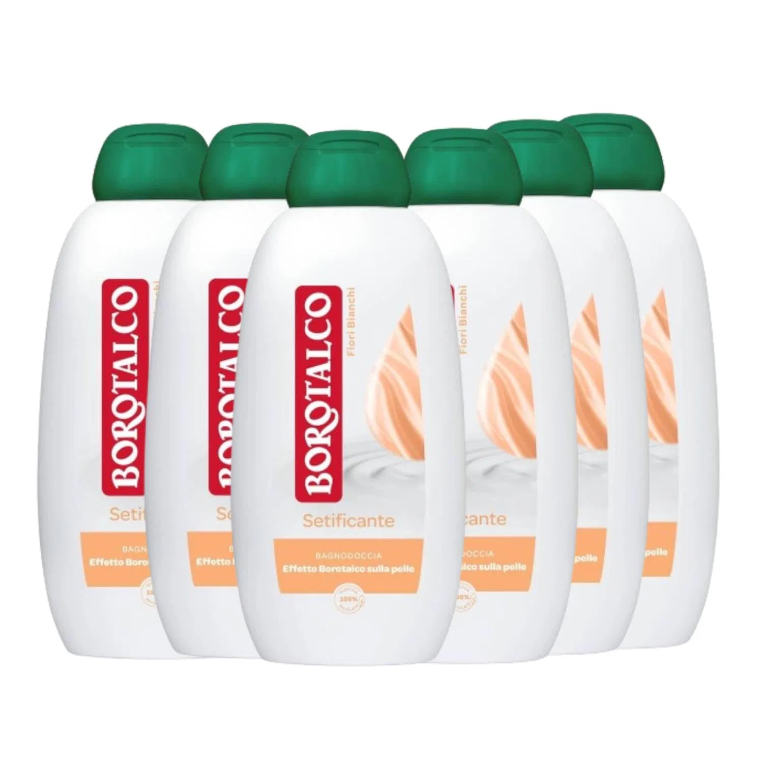Гель для душа смягчающий Borotalco White Flowers, 450 мл