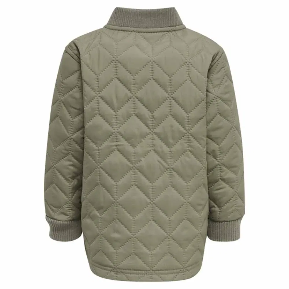 Детский спортивный костюм для девочек из термоткани Sobi Mini Thermoset Hummel, Green — фото 3