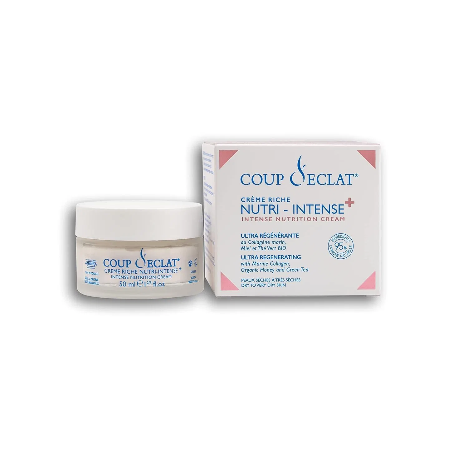Крем питательный Coup d'Eclat Crème Riche Nutri-Intense+, 50 мл