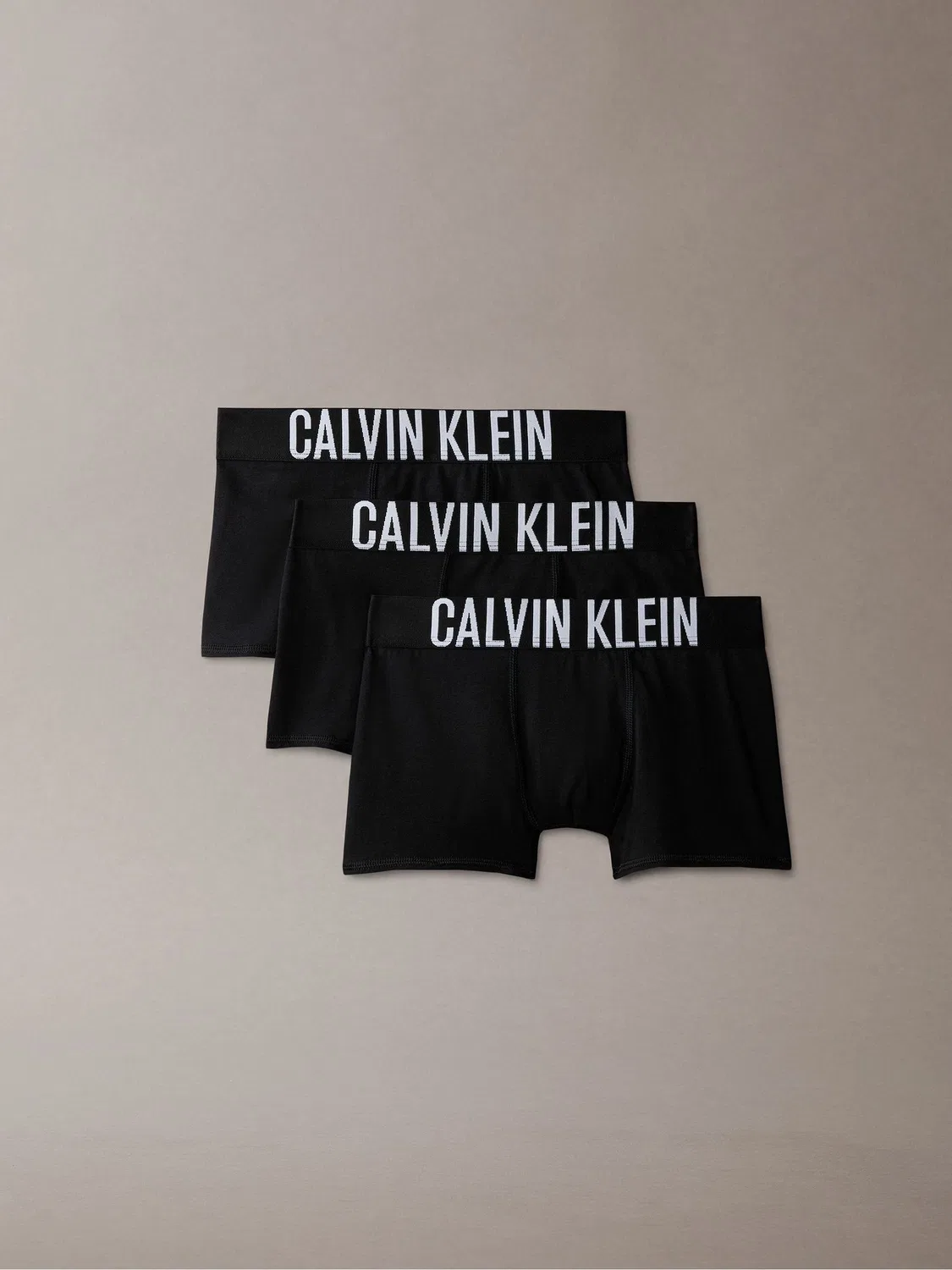 Трусы Calvin Klein Black Intense Power Trunks 3 Pack, черный