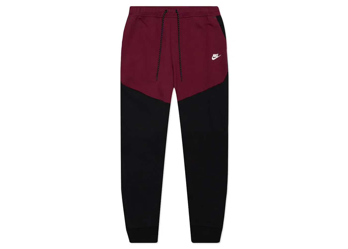 Мужские спортивные брюки из флиса с технологией Tech Fleece Joggers Nike, Black/Dark Beetroot/Phantom