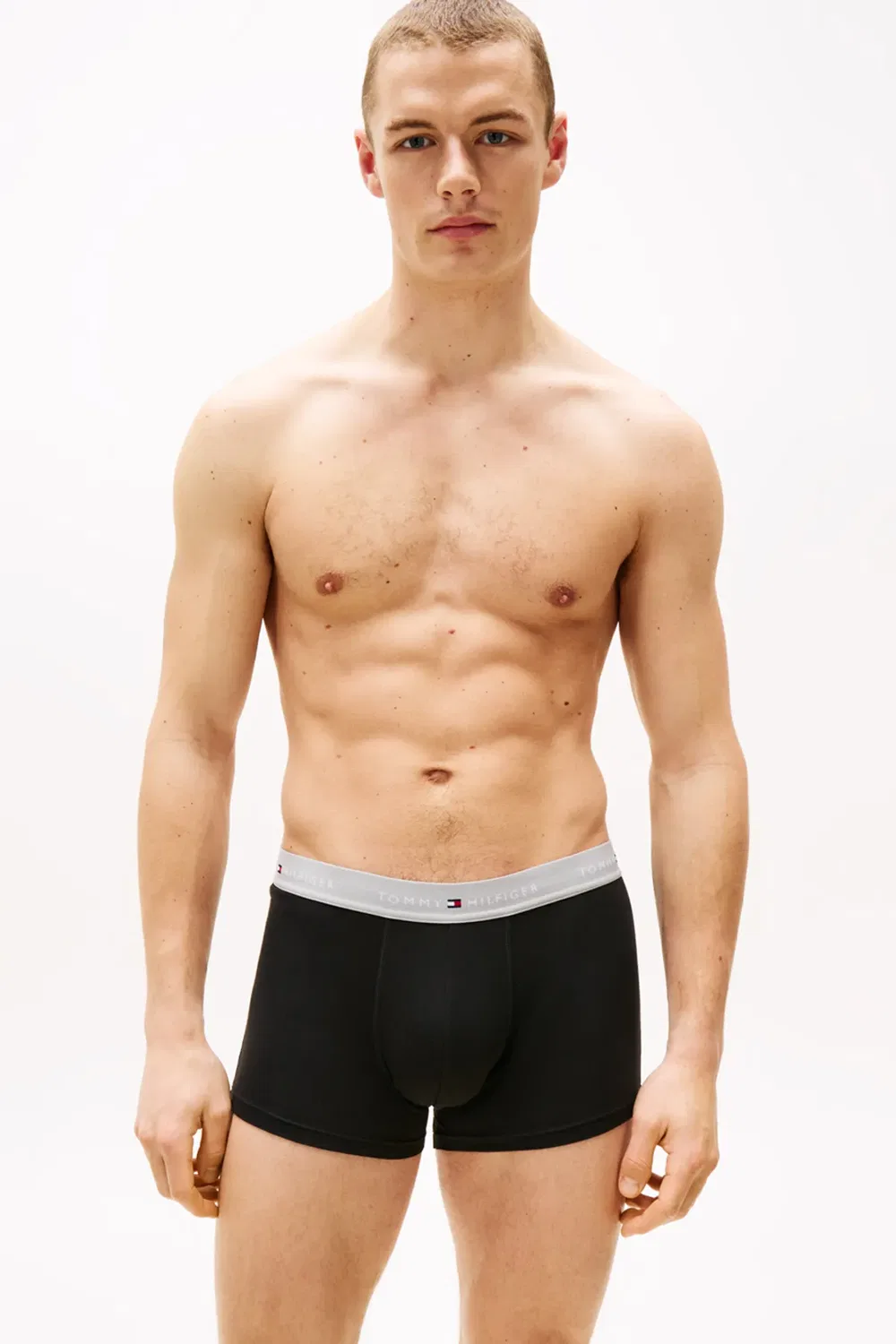 Трусы Tommy Hilfiger Signature 3p wb trunk, Black — фото 4