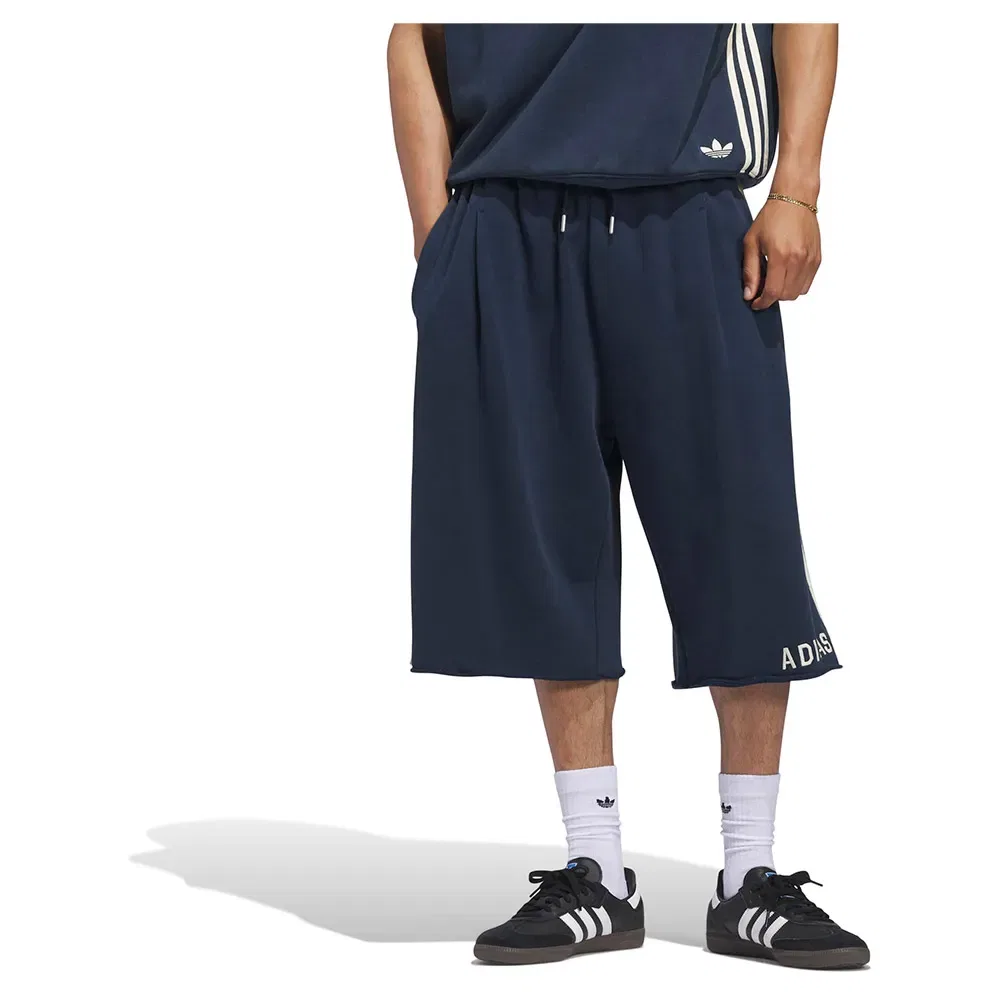 Мужские шорты из футера с принтом Adidas Originals, Blue