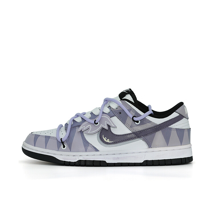 

Кроссовки Nike Dunk Skateboarding Shoes Women's Low-top Yellow, фиолетовый