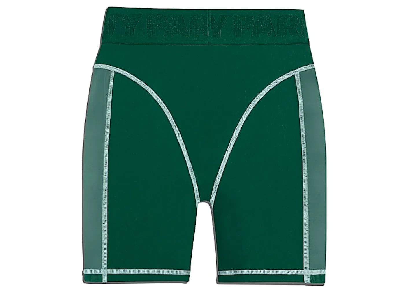Женские велосипедные шорты с принтом Ivy Park Adidas, Dark Green — фото 2