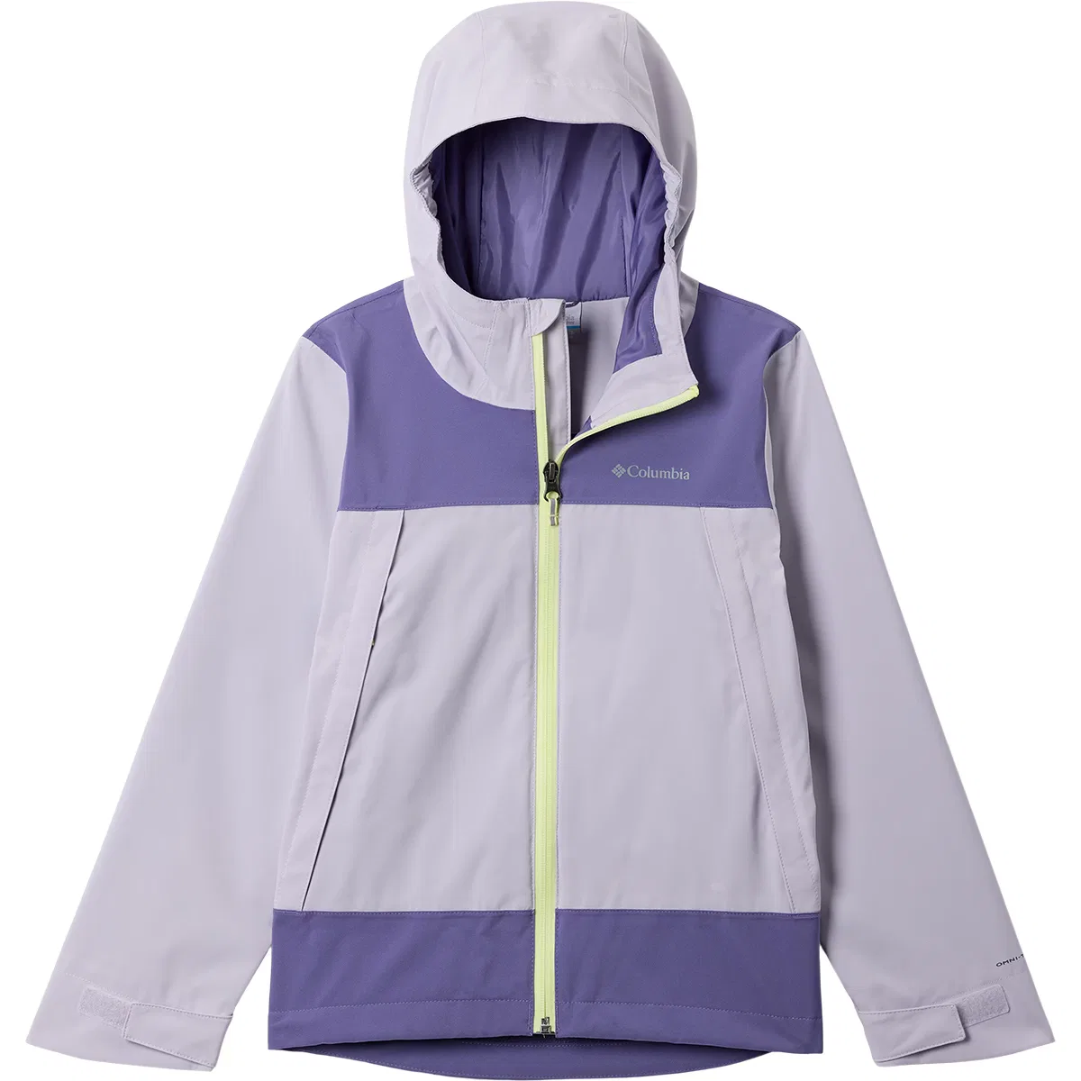 Детская куртка для мальчиков непромокаемая Boulder Falls Columbia, Lavender Pearl Storm Watch