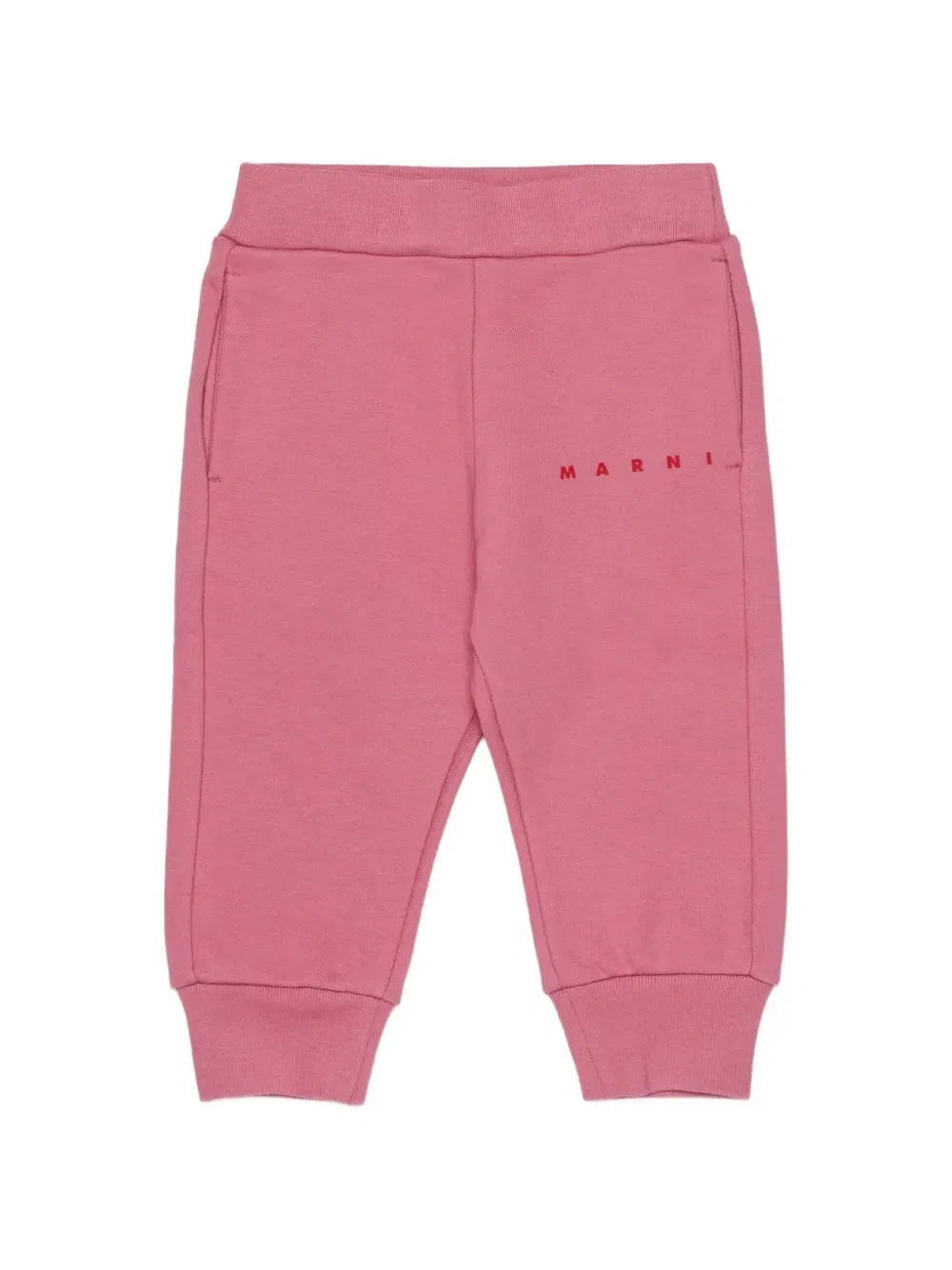 Брюки с логотипом Marni Kids, розовый