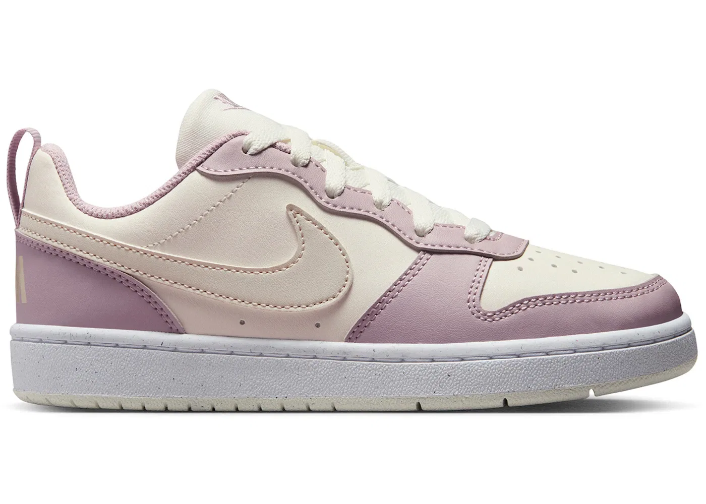 Детские кроссовки для активного отдыха Nike Court Borough Low Recraft Nike, Sail Particle Rose White Light Orewood Brown