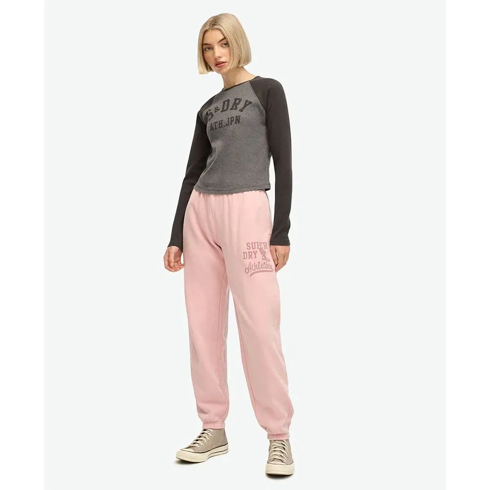 Футболка с длинным рукавом Athletic Rib Slim Superdry, серый — фото 2