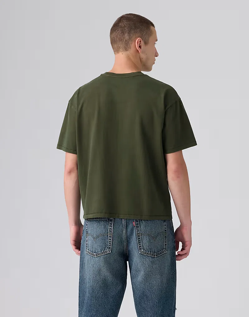 Футболка Levi's Boxy, зеленый — фото 2