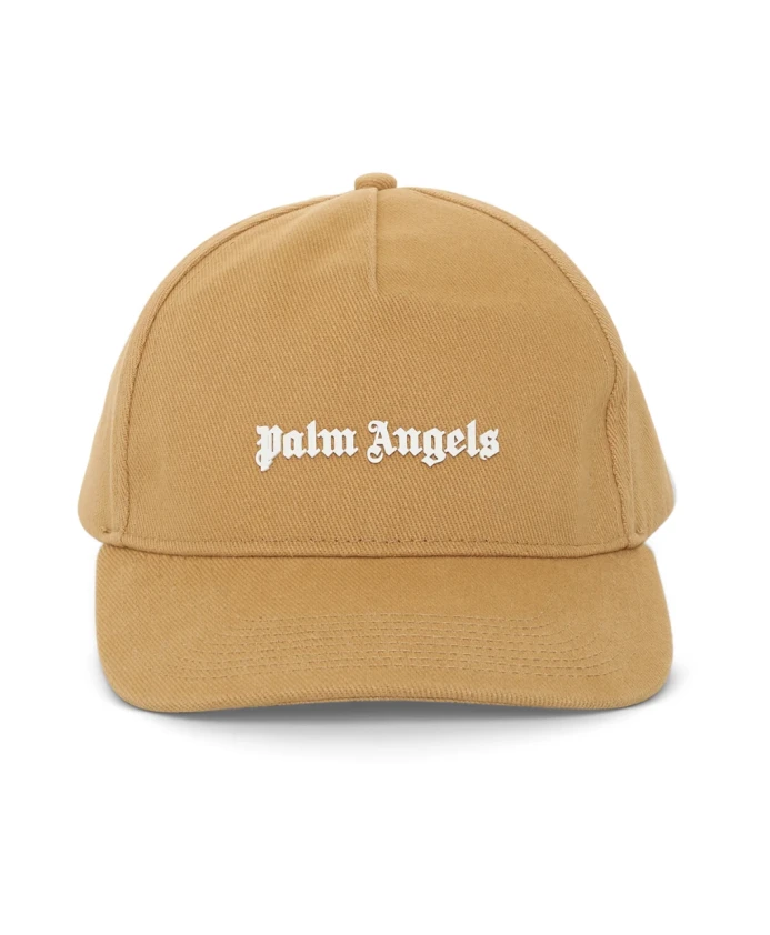 

Классическая бейсболка с логотипом Palm Angels, бежевый