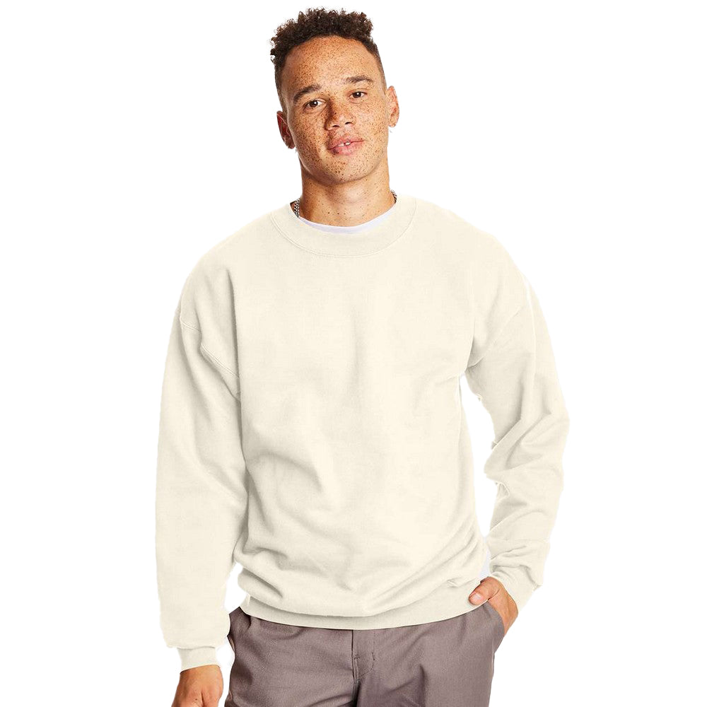 

Свитшот Hanes Ultimate Cotton с круглым вырезом, цвет natural