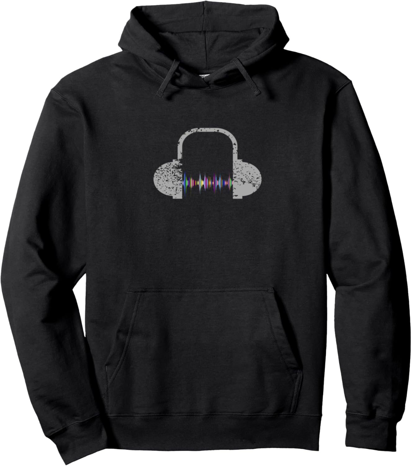 

Худи Colorful Sounds Only Vintage Geeky Tops, черный