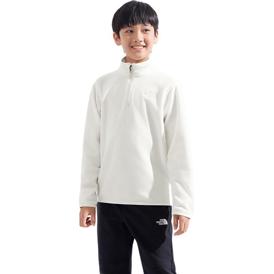 Детские флисовые куртки Glacier Kids' THE NORTH FACE, QLI/белый — фото 3