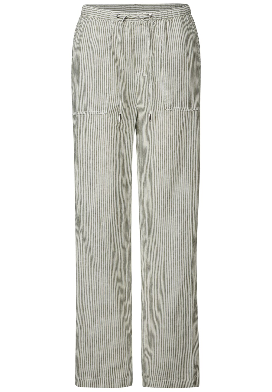 

Брюки свободного кроя Street One Studio, зеленый