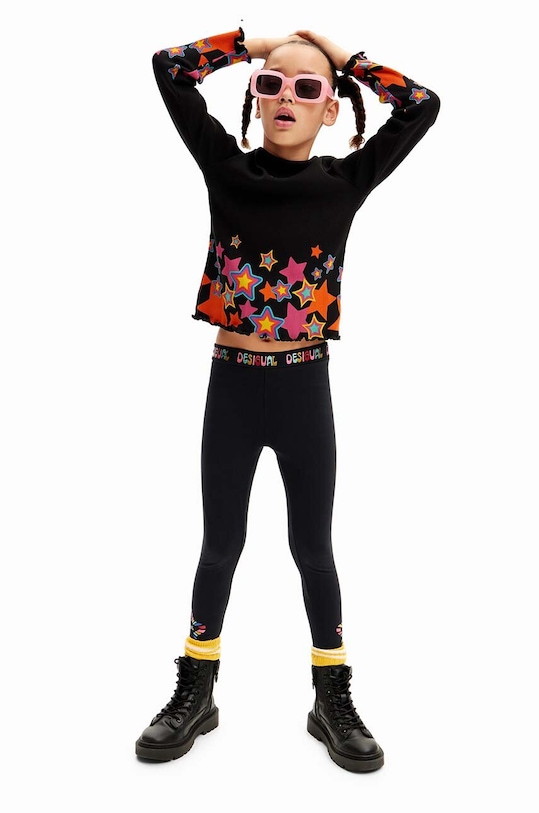 

Детские леггинсы DAISY Desigual, черный