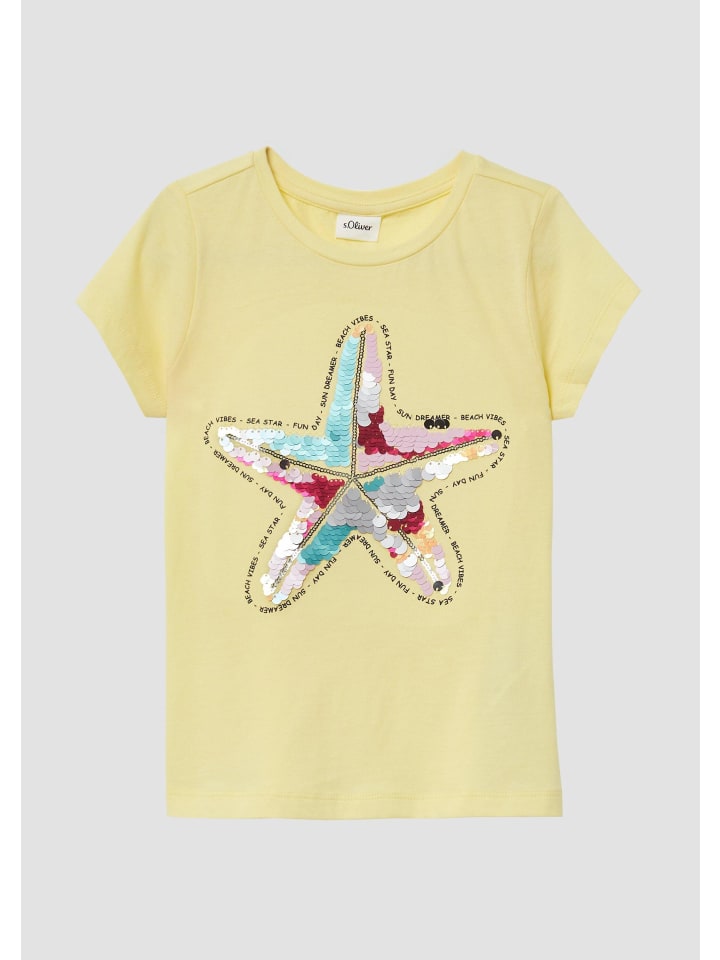 

Футболка цвета 1175_светло-лимонный s.Oliver, Желтый, Футболка цвета 1175_светло-лимонный s.Oliver