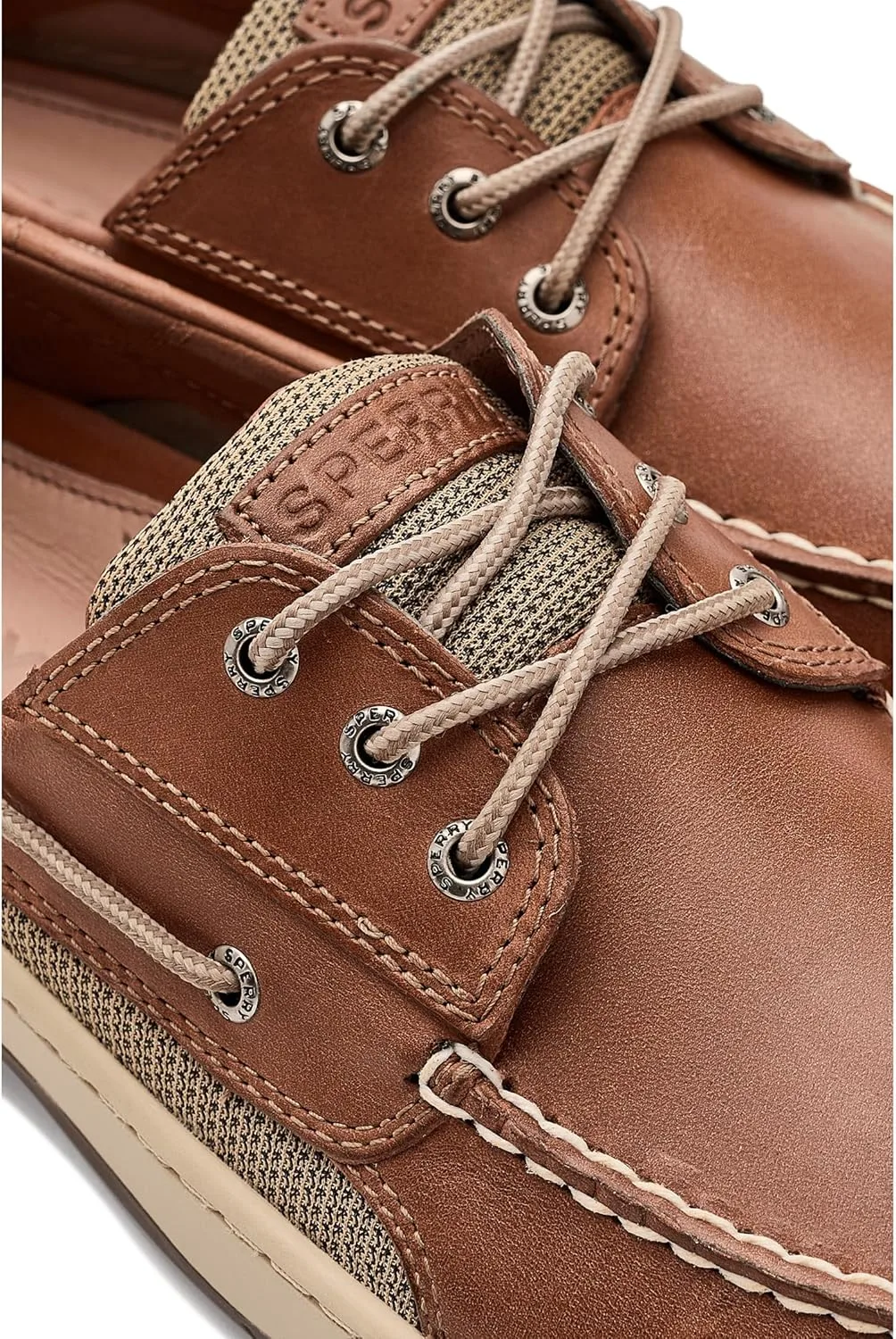 Мужские ботинки Sperry Billfish с тремя люверсами, коньячный — фото 2