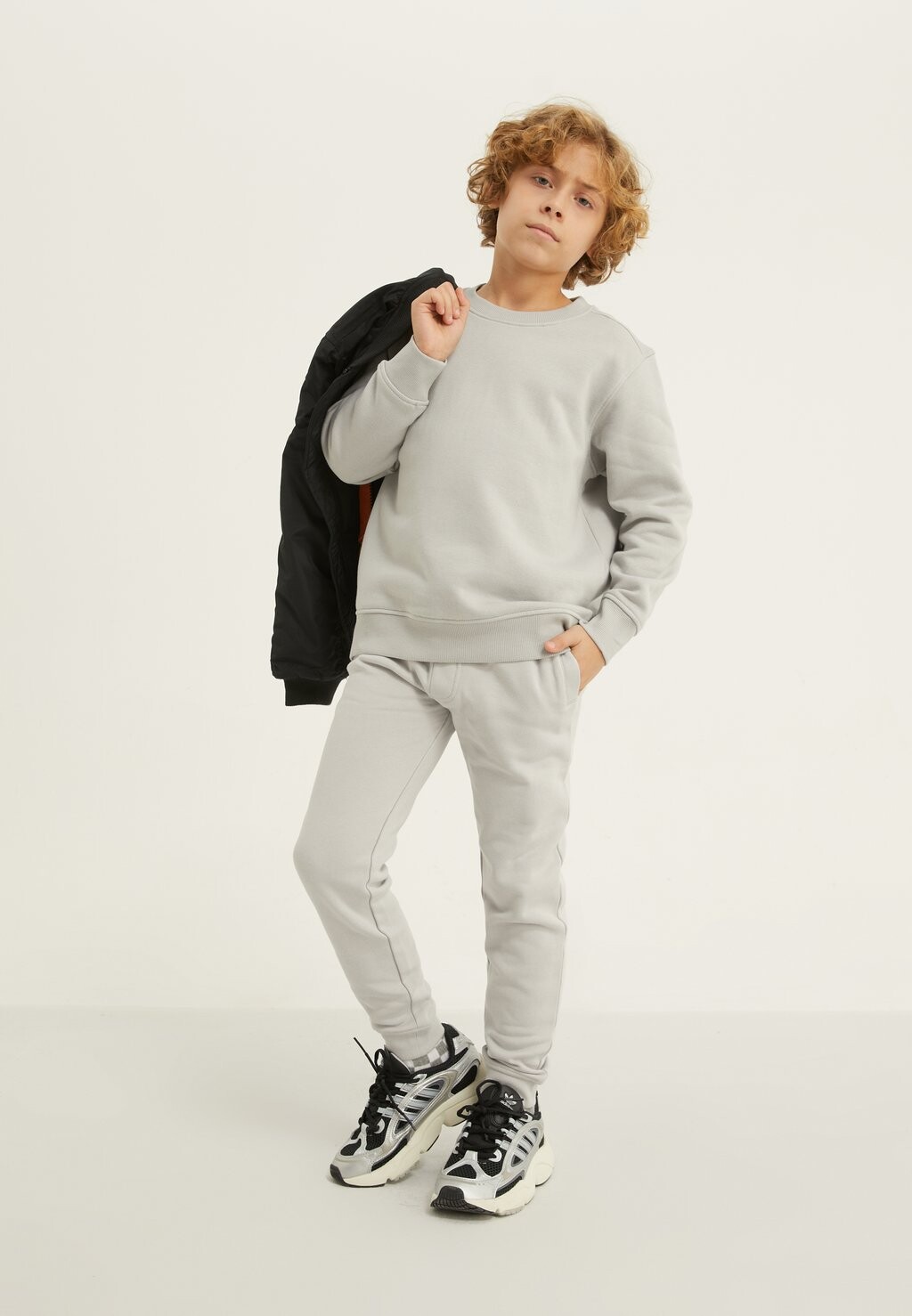 

Толстовка Unisex Yourturn Kids, цвет mottled light grey