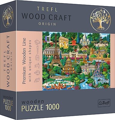 

Trefl, Пазл Wood Craft France - известные места, 1000 шт.