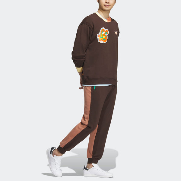 Брюки originals x melting sadness pants 'tan' Adidas, бежевый — фото 4