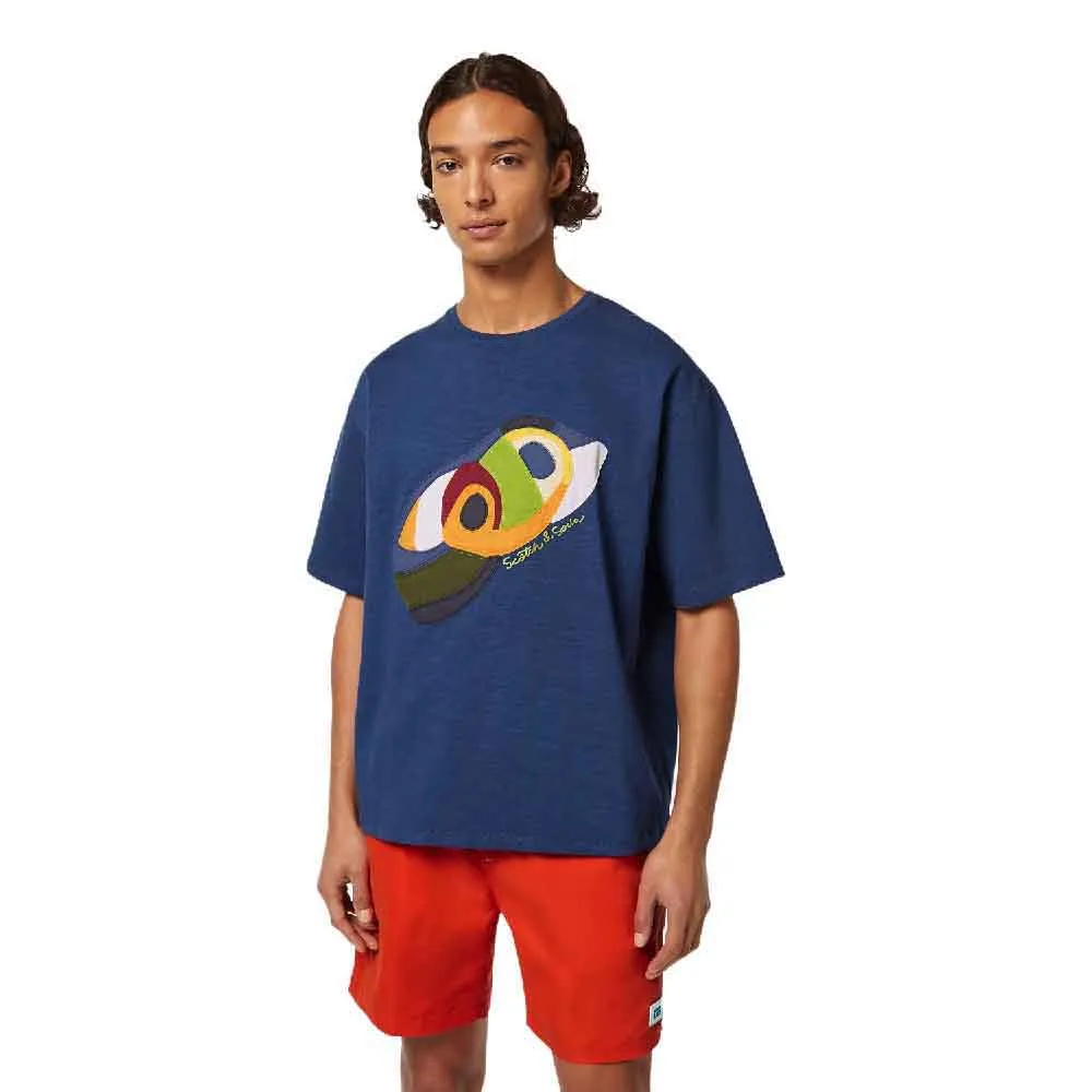 

Футболка Scotch & Soda 180350 Loose Fit, синий