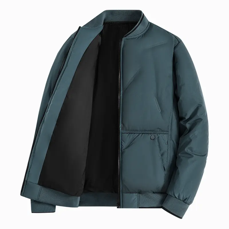 

Пуховик Unisex Stand Collar Moderate Padded VanCamel, haze синий